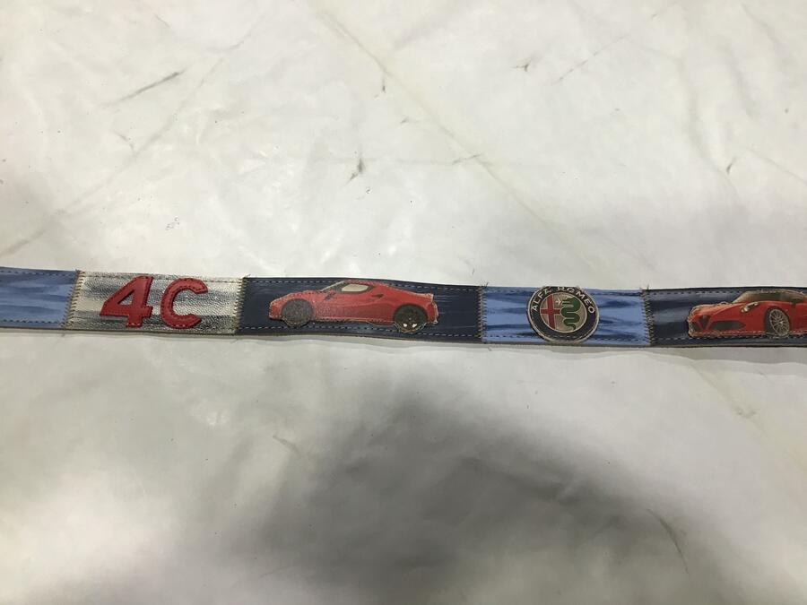 Cintura pelle Alfa Romeo 4C.  2