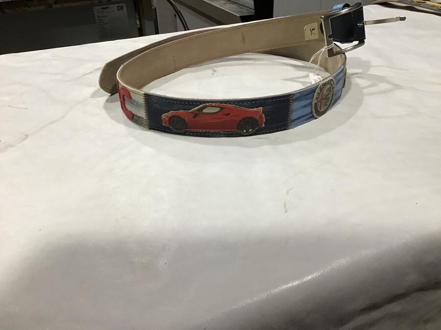 Cintura pelle Alfa Romeo 4C.  2