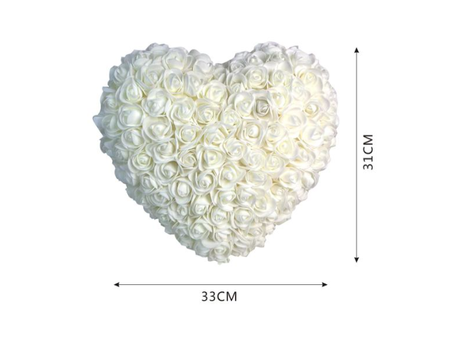 CUORE ROSE PANNA mis.31x33 cm
 [Conf.da 2 pezzi]