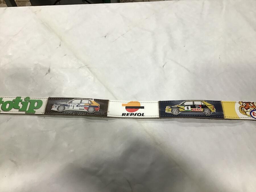 Cintura pelle Rally Totip-Martini-Repsol-Esso