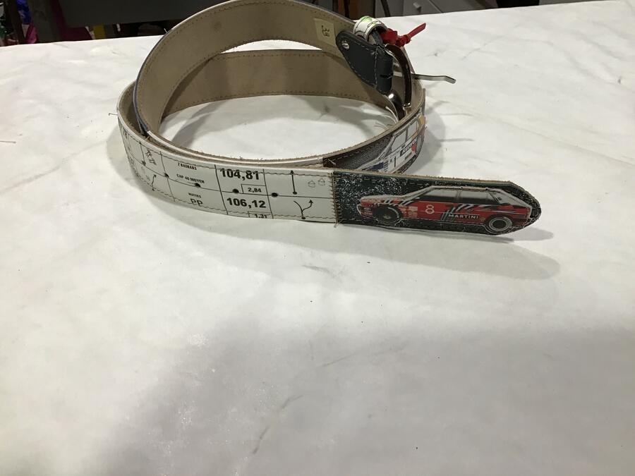 Cintura pelle Rally Totip-Martini-Repsol-Esso