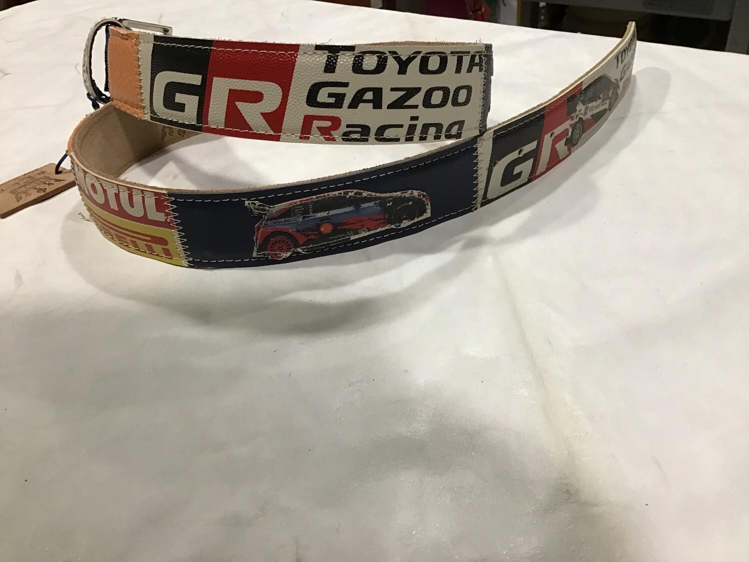 Cintura pelle Rally Red Bull-Toyota-Hyundai-Motul Pirelli 