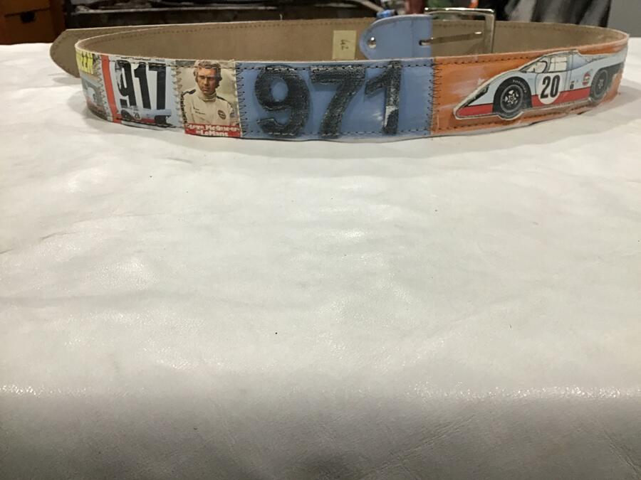 Cintura pelle 971 McQueen 