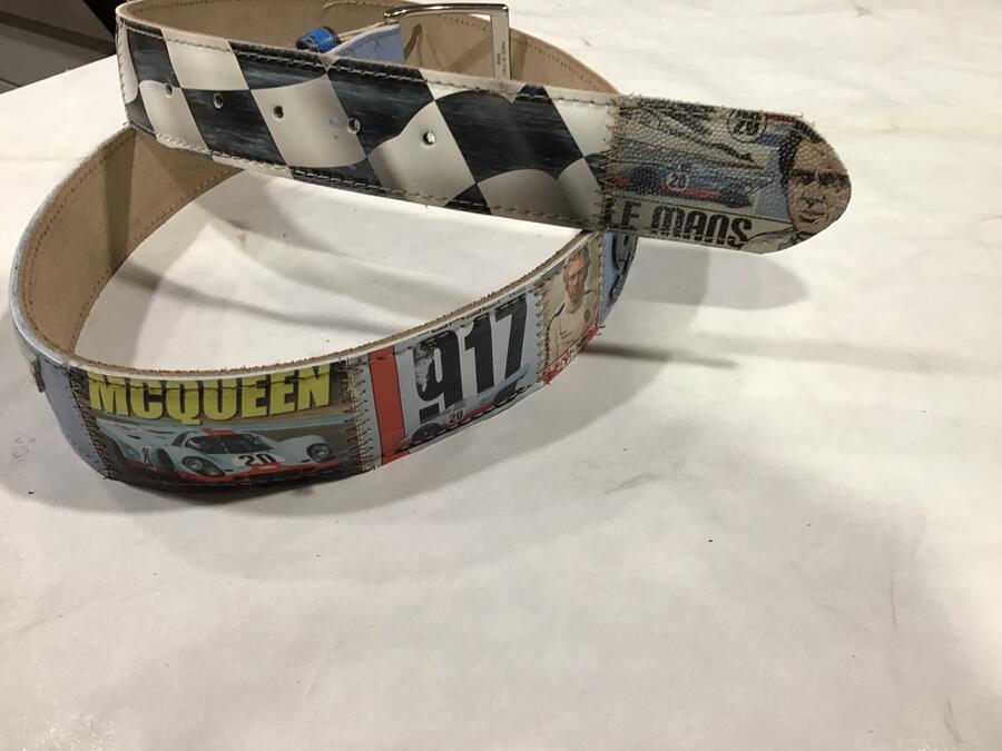 Cintura pelle 971 McQueen 