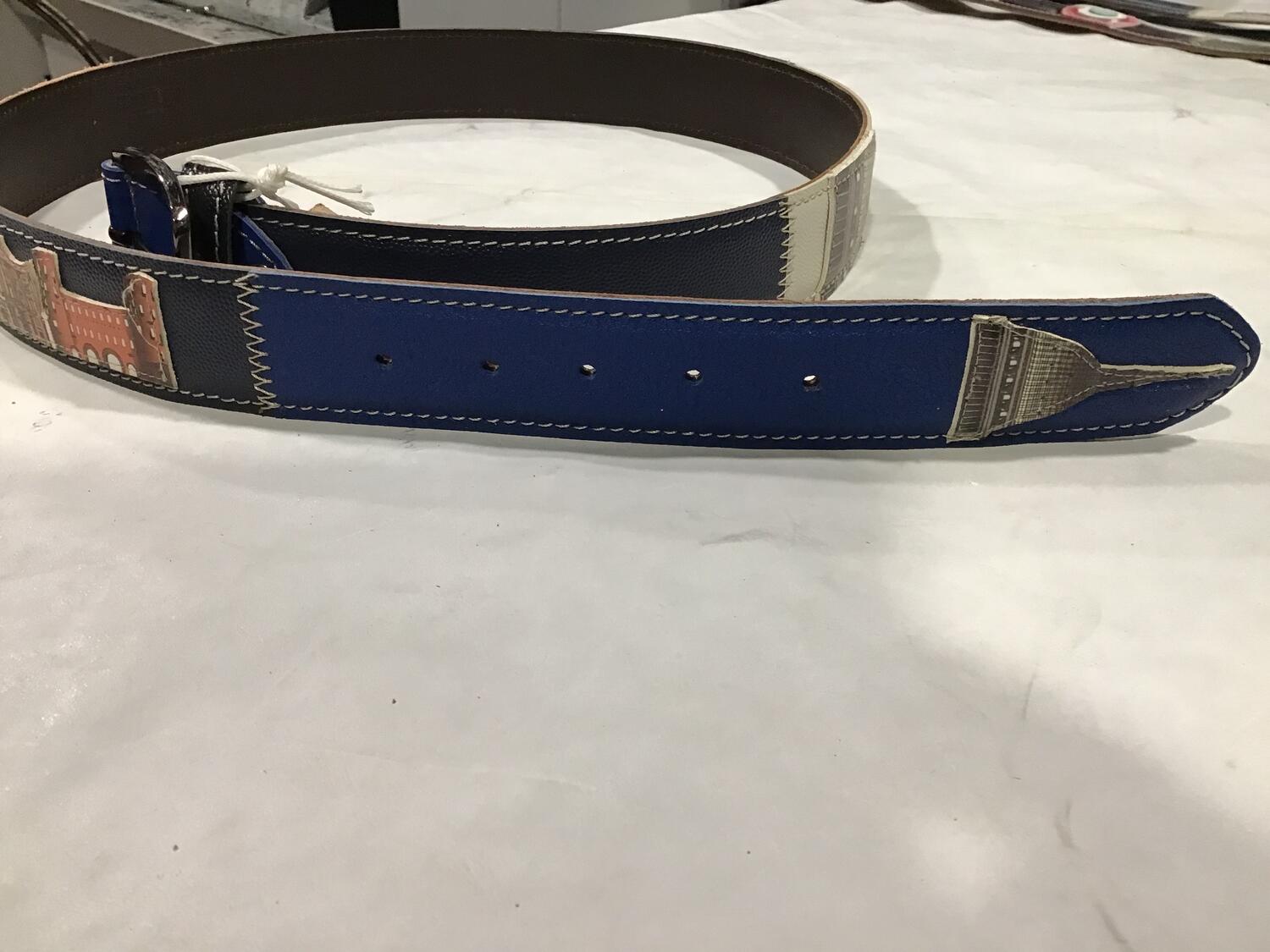 Cintura pelle Piazza Castello e Castello del Valentino 