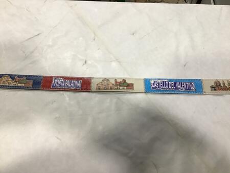 Cintura pelle Piazza San Carlo Porta Palatina Castello del Valentino numero 