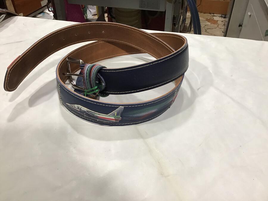 Cintura pelle Freccie Tricolore 6