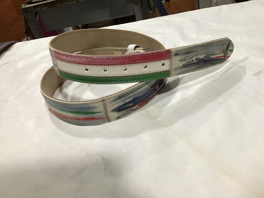 Cintura pelle Freccie Tricolore 7