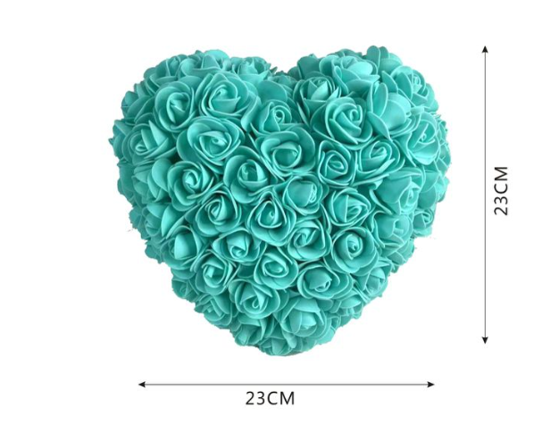 CUORE ROSE TIFFANY mis.23x23 cm