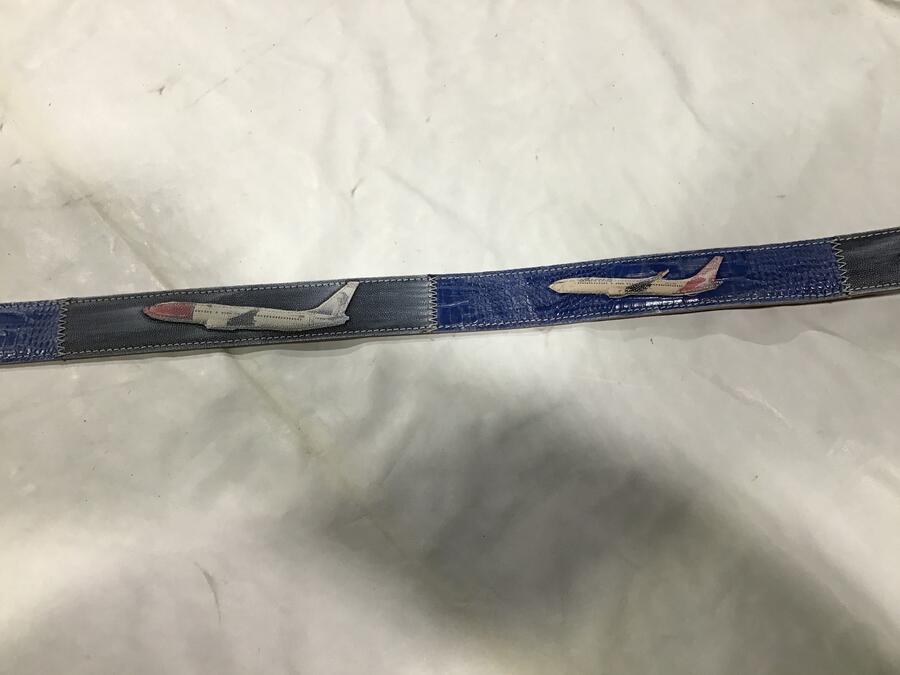 Cintura pelle Aereo Malta Air 1