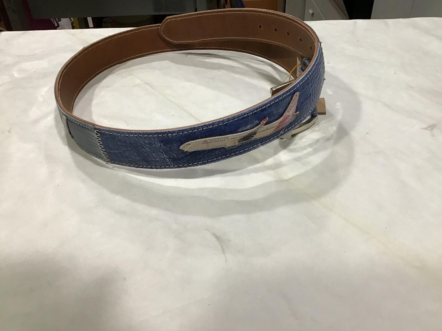 Cintura pelle Aereo Malta Air 1