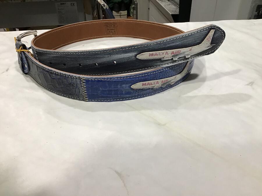 Cintura pelle Aereo Malta Air 1