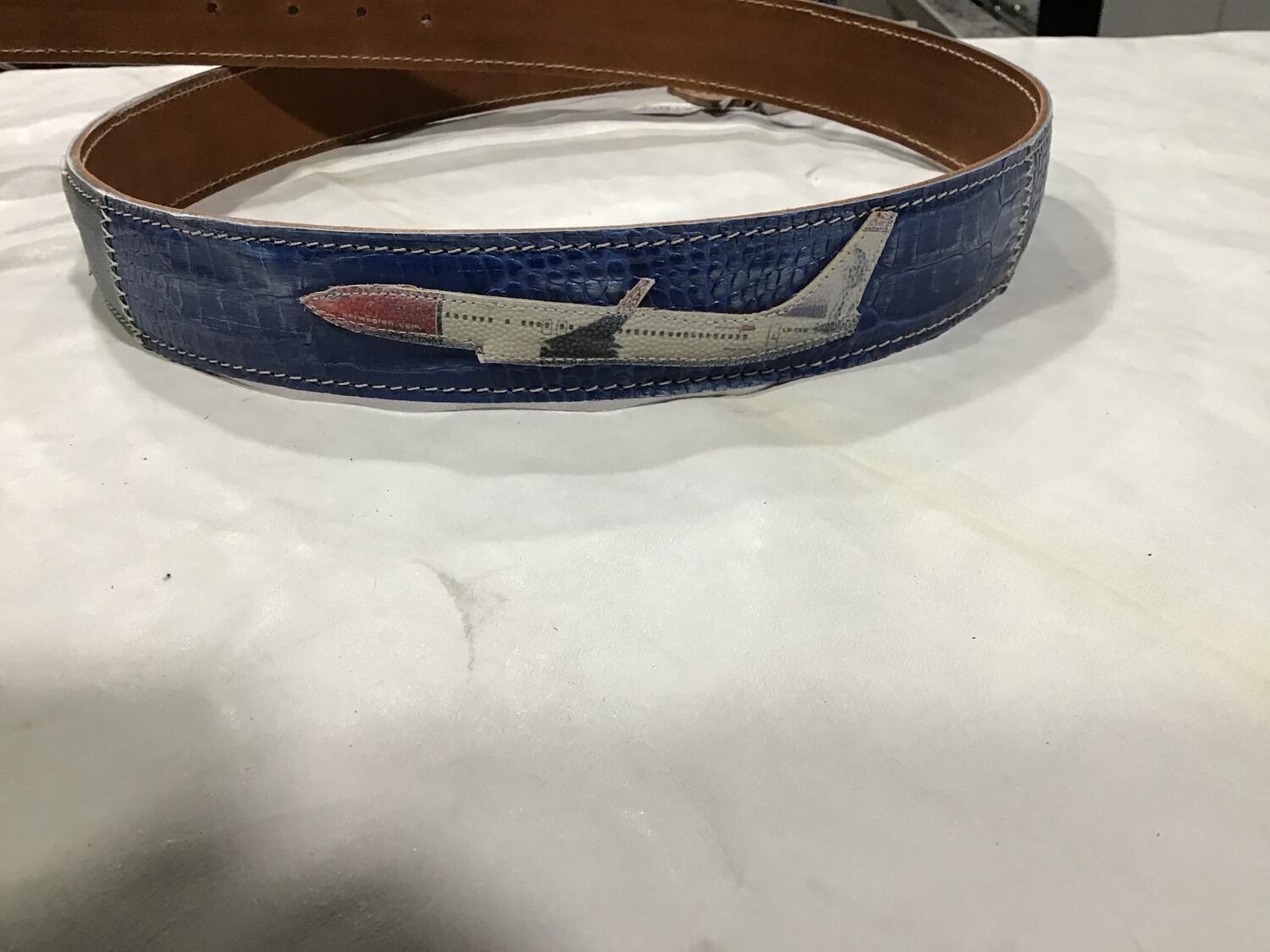 Cintura pelle Aereo Tap Alitalia