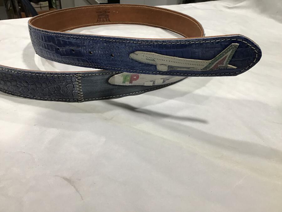 Cintura pelle Aereo Tap Alitalia