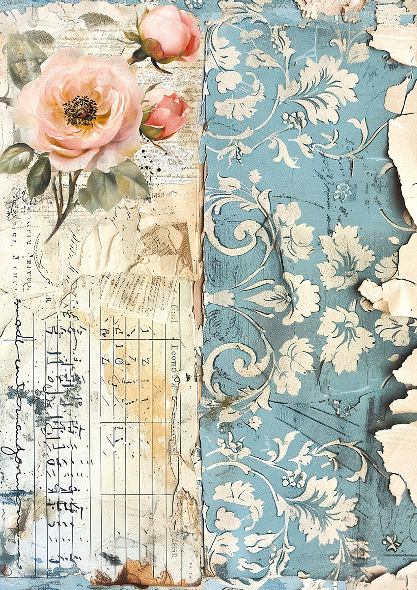 Tissue Paper A4 Mix 6 pz French Blue