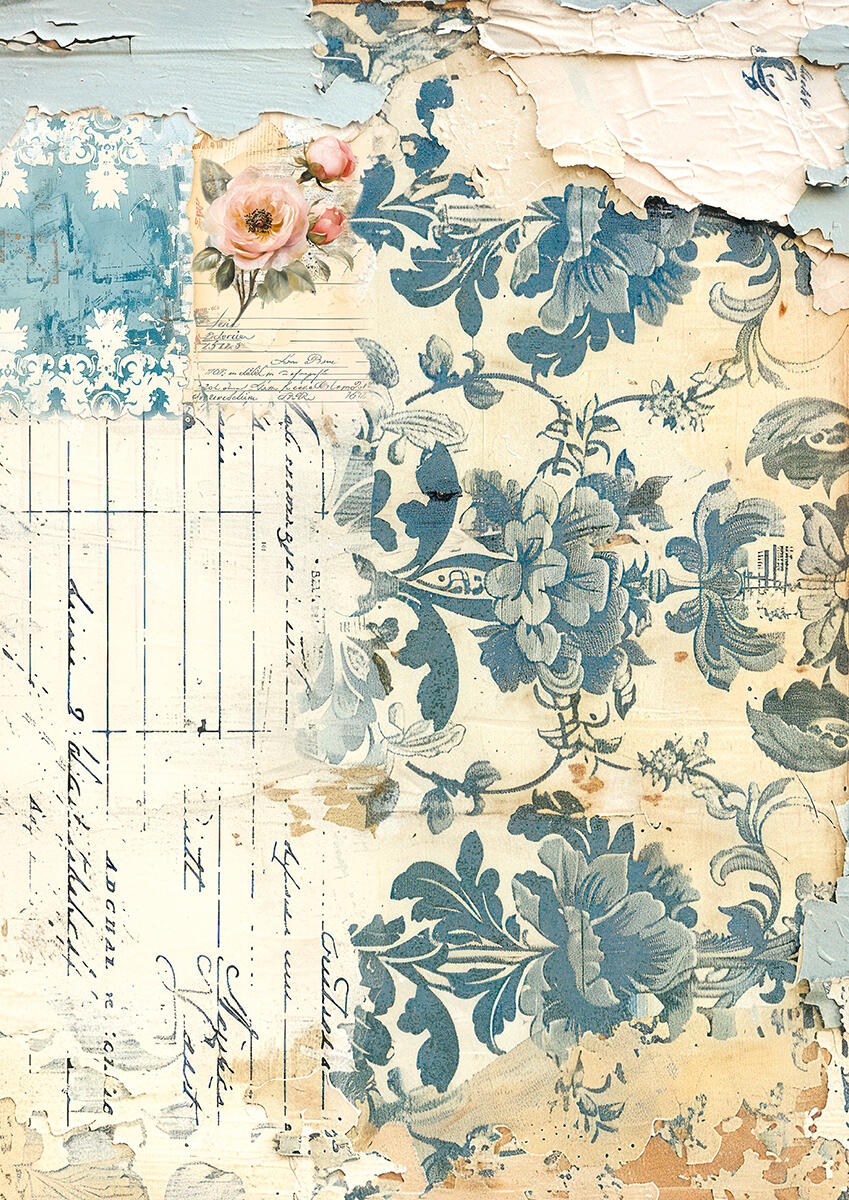 Tissue Paper A4 Mix 6 pz French Blue