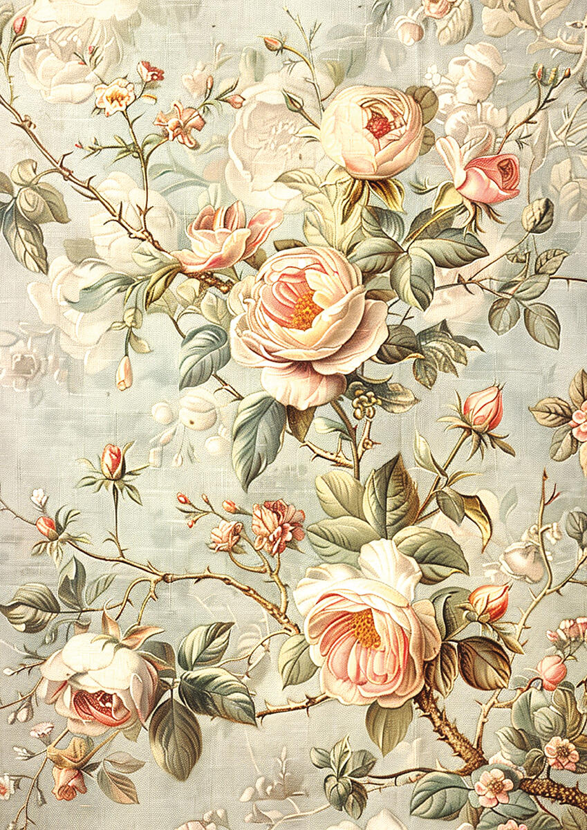 Tissue Paper A4 Mix 6 pz 18th Century