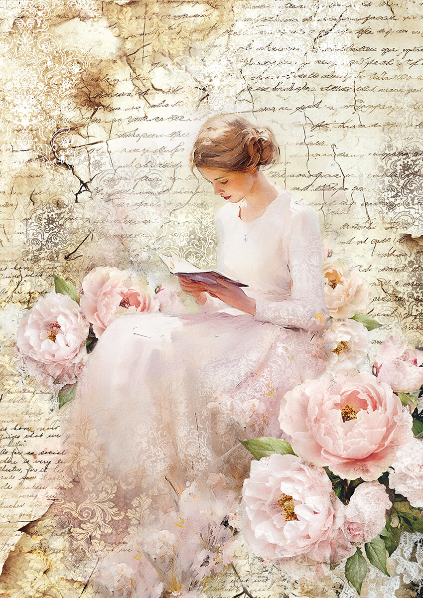  Tissue Paper A4 Mix 6 pz Timeless Love