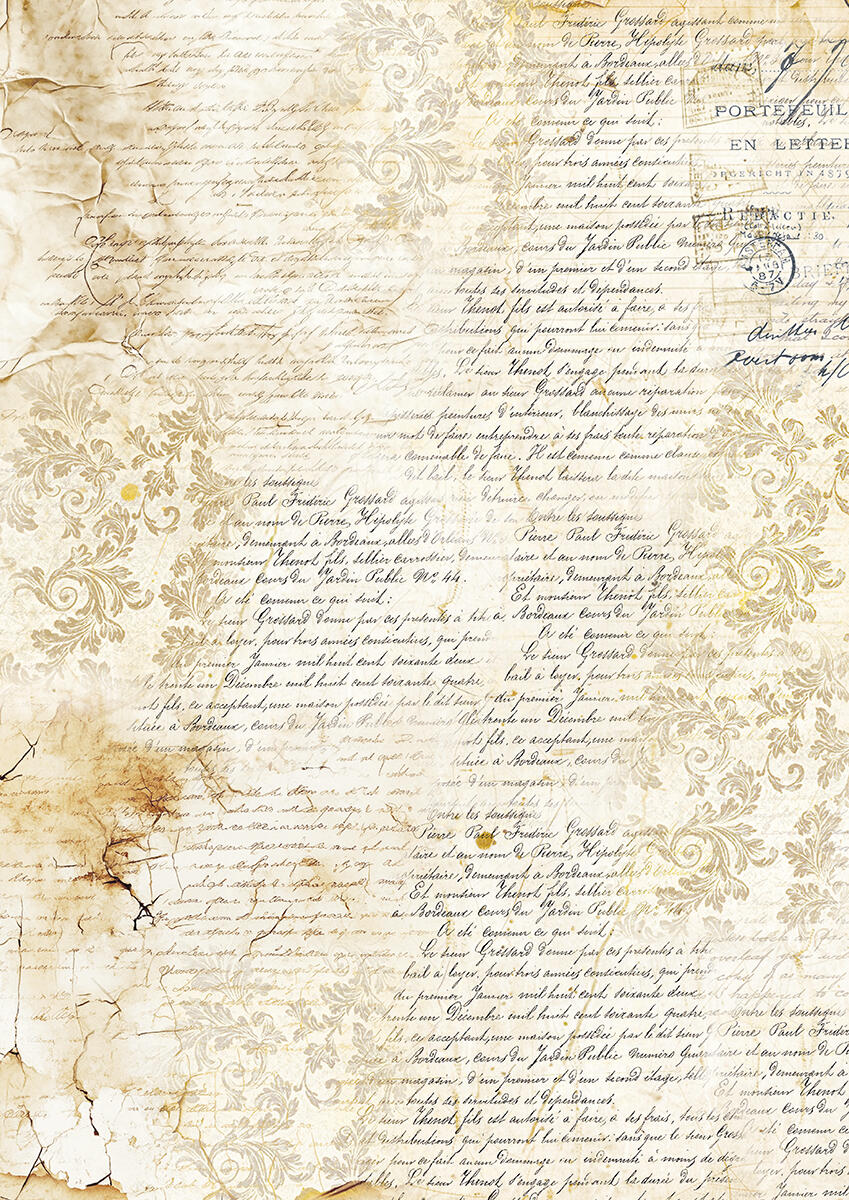  Tissue Paper A4 Mix 6 pz Timeless Love