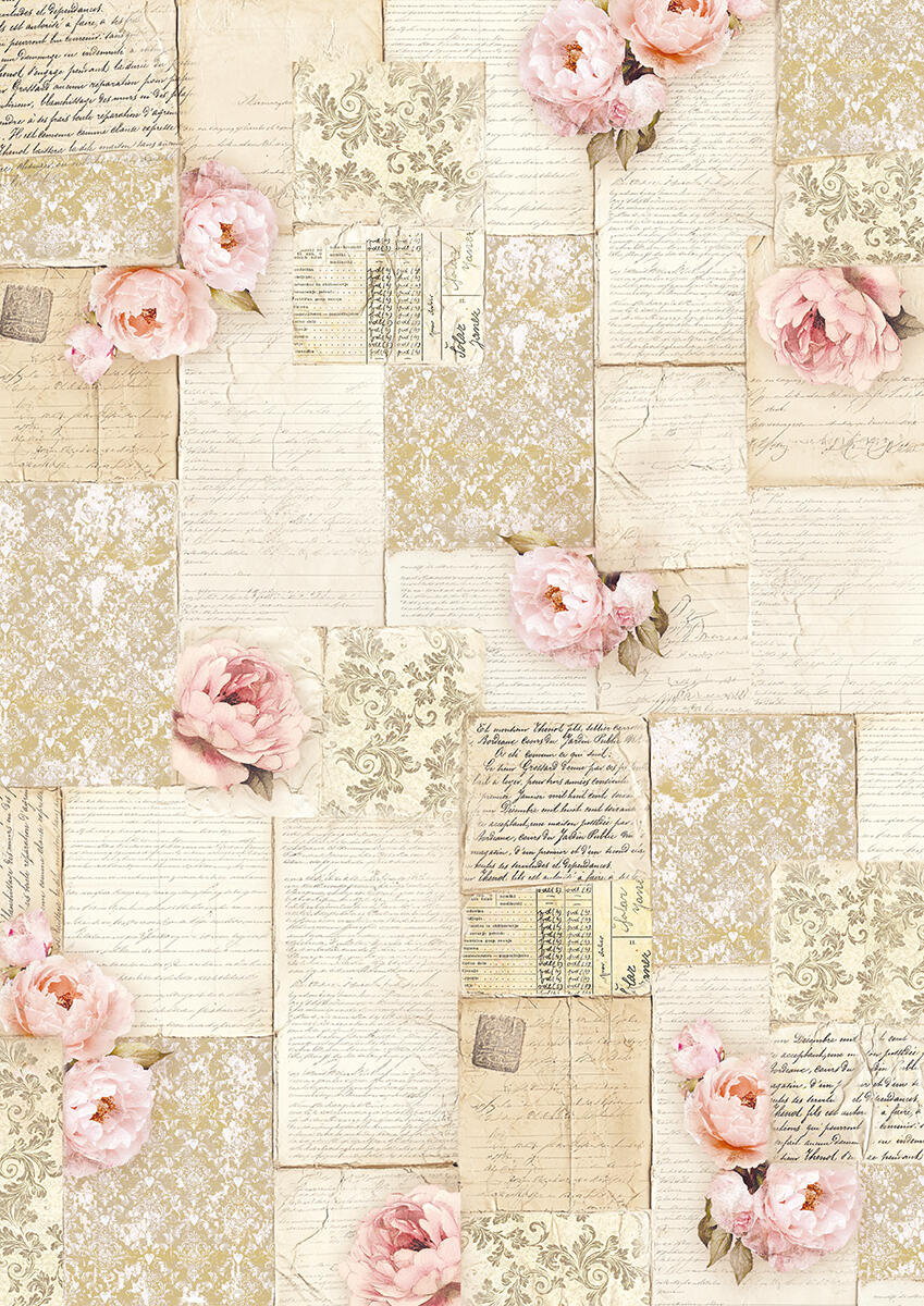  Tissue Paper A4 Mix 6 pz Timeless Love