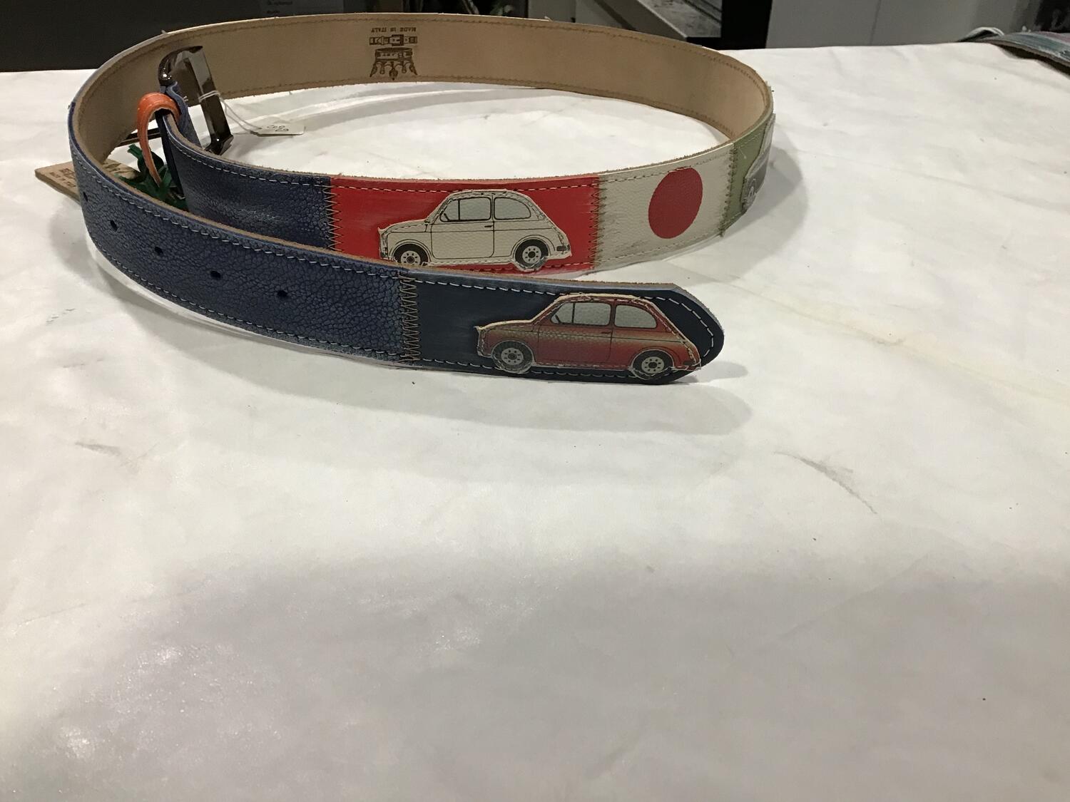 Cintura pelle 500 Bandiere