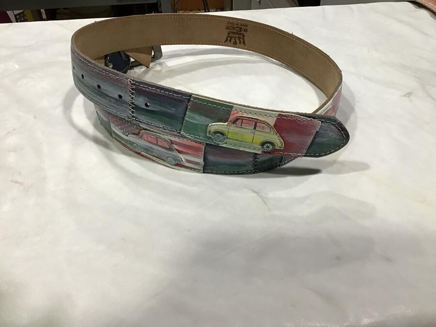 Cintura pelle 500 Bandiera 2