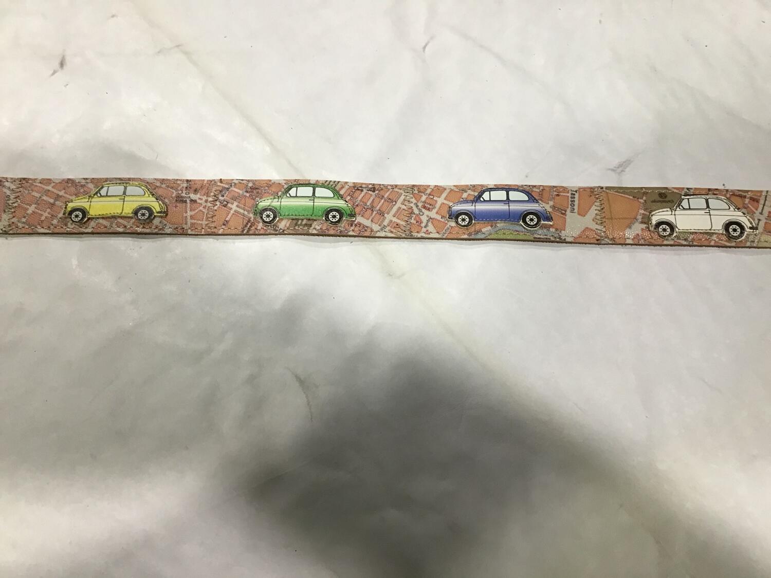 Cintura pelle 500 Cartina Stradale 