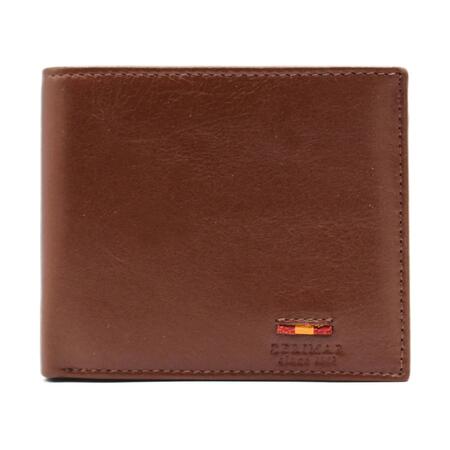 Portafoglio in pelle 100% COGNAC