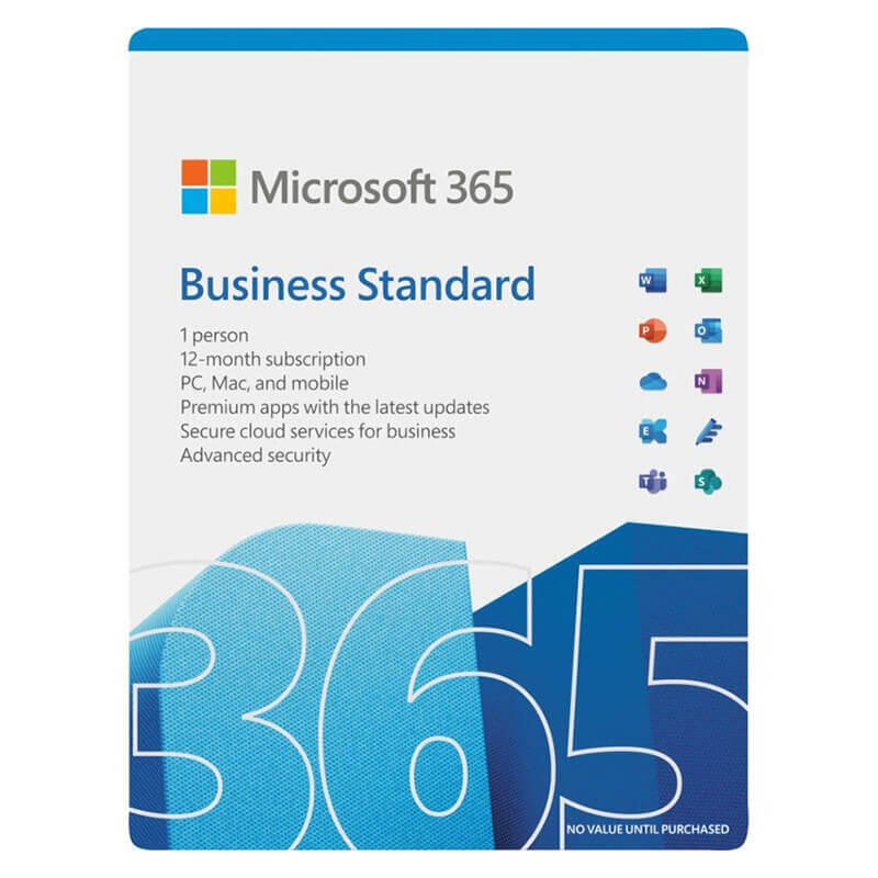 Microsoft 365 Business Standard | 1 Utente | 15 Dispositivi