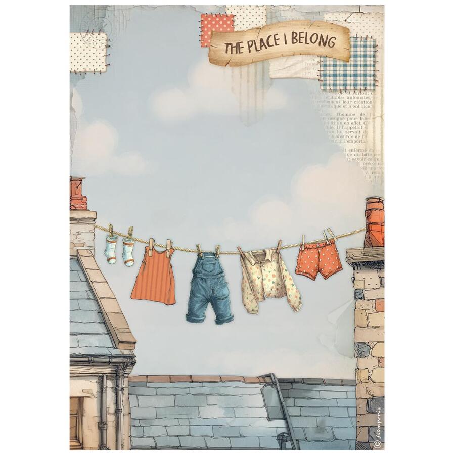 Selezione 6 Carta di riso Fto A4 Family