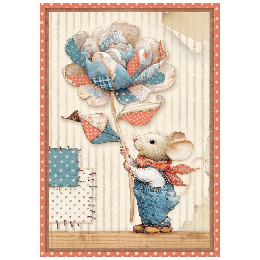 Selezione 8 Carta di riso Fto A6 Family