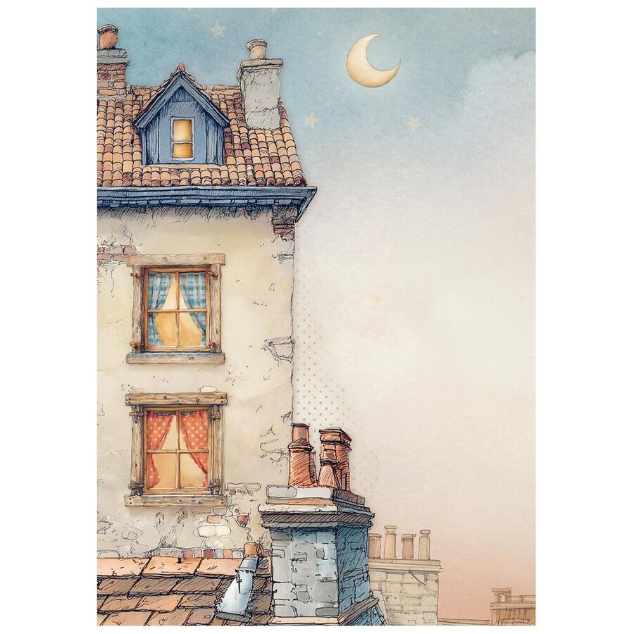 Selezione 8 Carta di riso Fto A6 Backgrounds Family