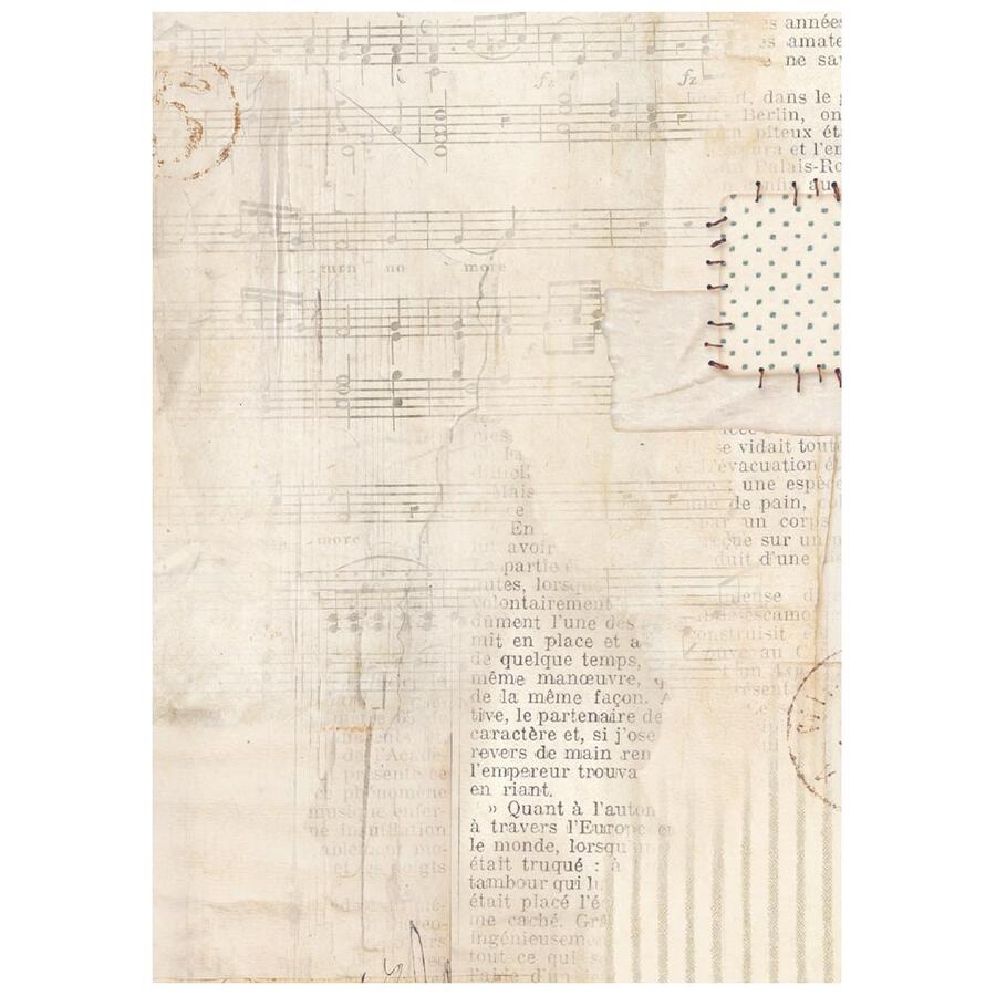 Selezione 8 Carta di riso Fto A6 Backgrounds Family