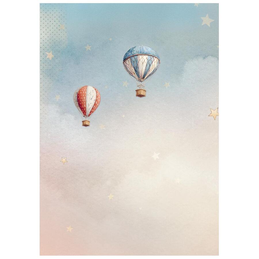 Selezione 8 Carta di riso Fto A6 Backgrounds Family