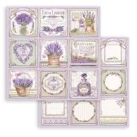 Blocco 10 fogli 20,3 x 20,3 Double Face Provence