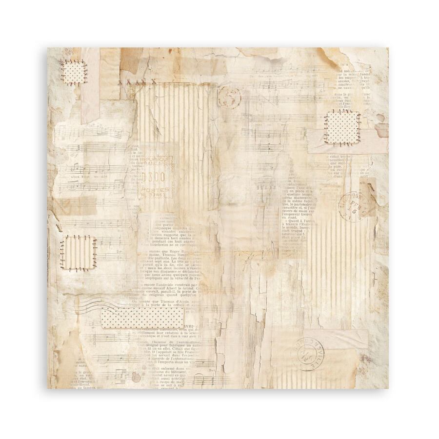 Blocco 10 fogli 20,3 x 20,3 Double Face Family