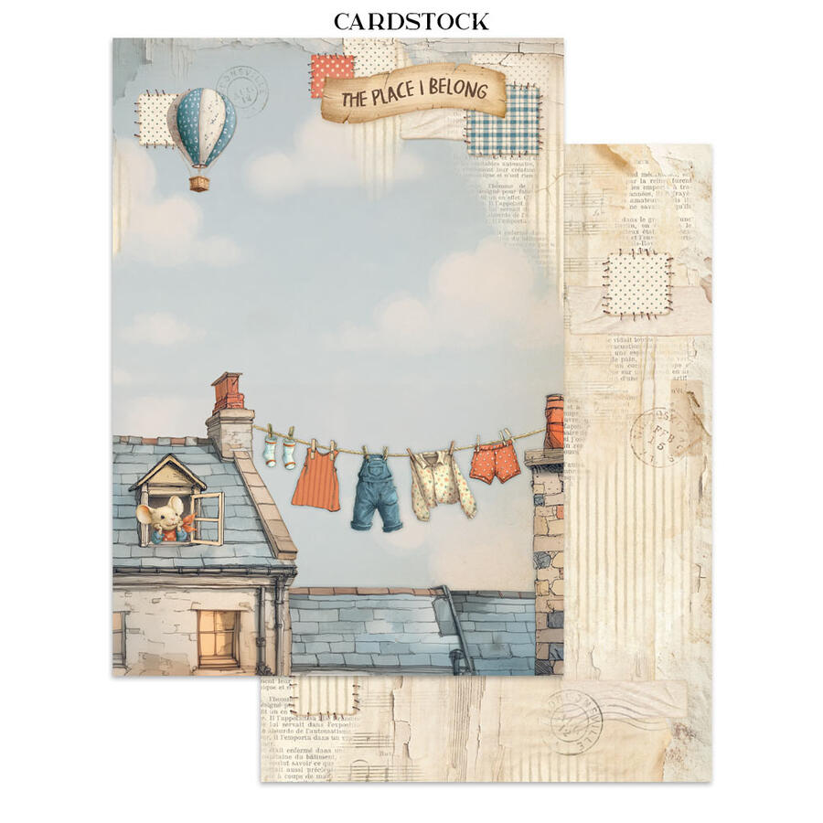 Junk Journal stickers, cut-outs, backgrounds Family