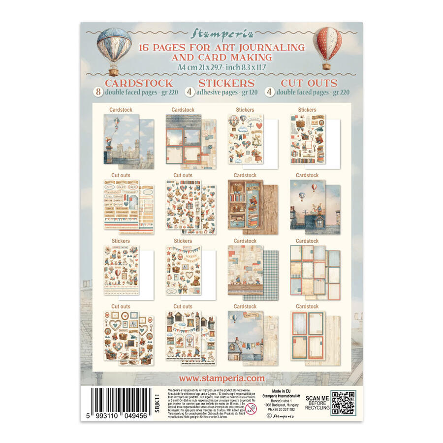 Junk Journal stickers, cut-outs, backgrounds Family