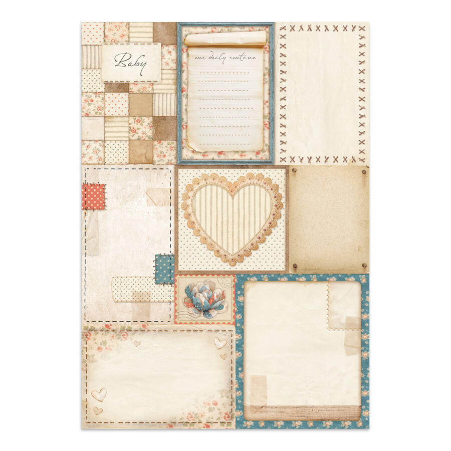 Junk Journal stickers, cut-outs, backgrounds Baby