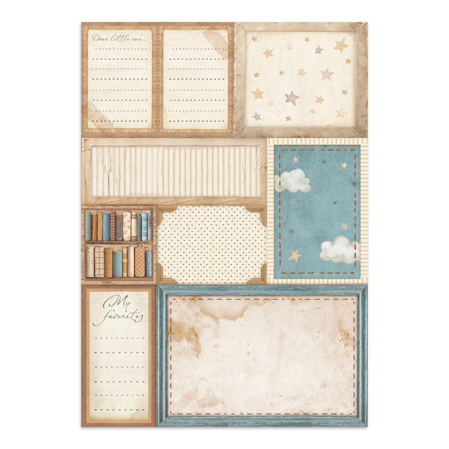 Junk Journal stickers, cut-outs, backgrounds Baby