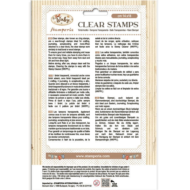 Timbro acrilico cm 14 x 18 Baby