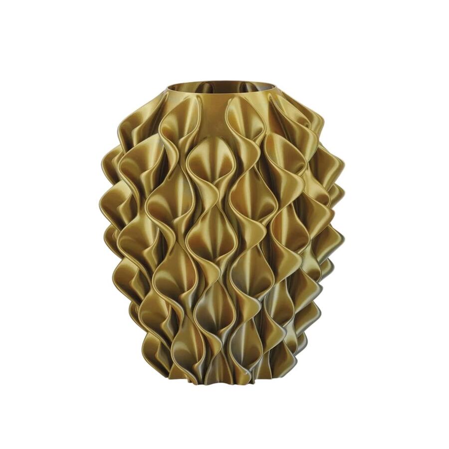 Melaverde - Vaso fiore H.25 cm Oro Silver in PLA