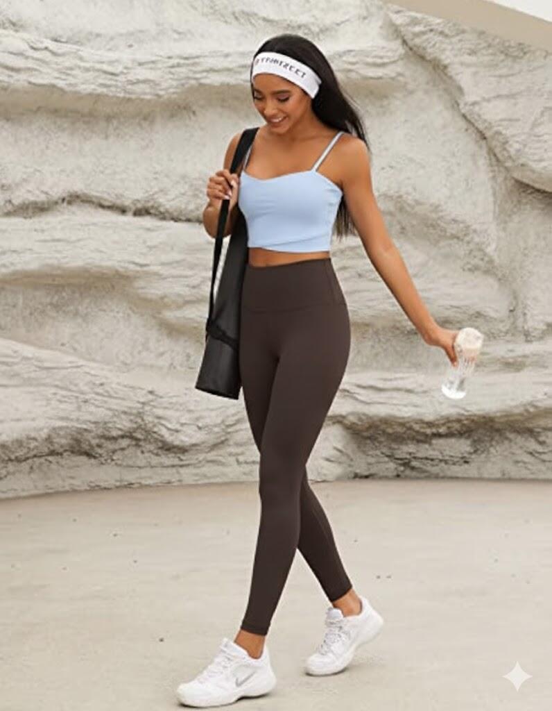 Leggings in tessuto caldo vari colori talia unica