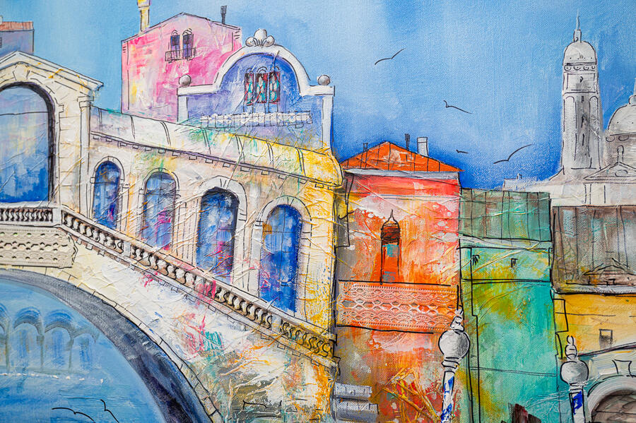 Venezia e Rialto cm 180x80