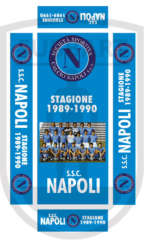SCATOLA PERSONALIZZATA NAPOLI 1989 90