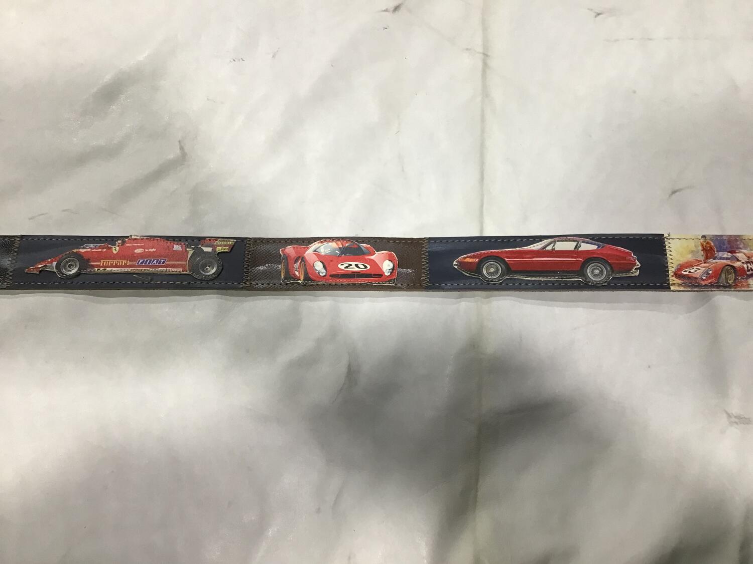 Cintura pelle Ferrari