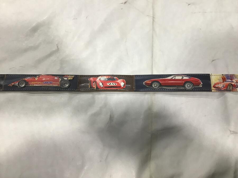 Cintura pelle Ferrari