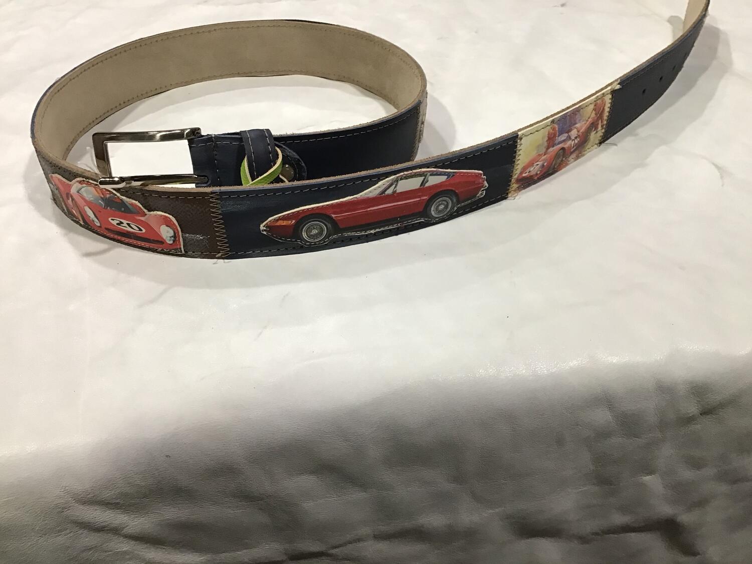 Cintura pelle Ferrari