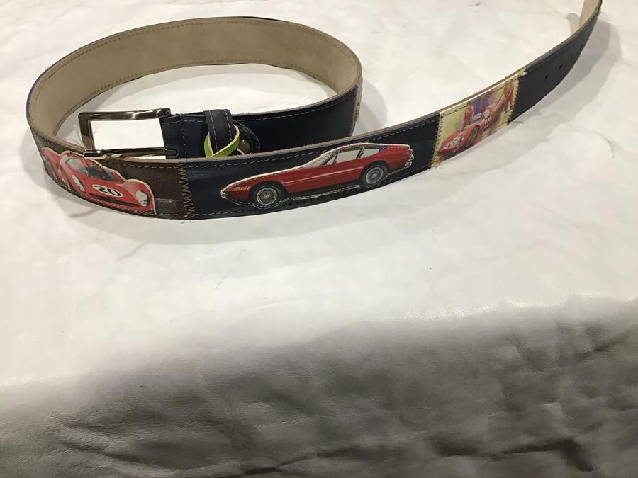 Cintura pelle Ferrari