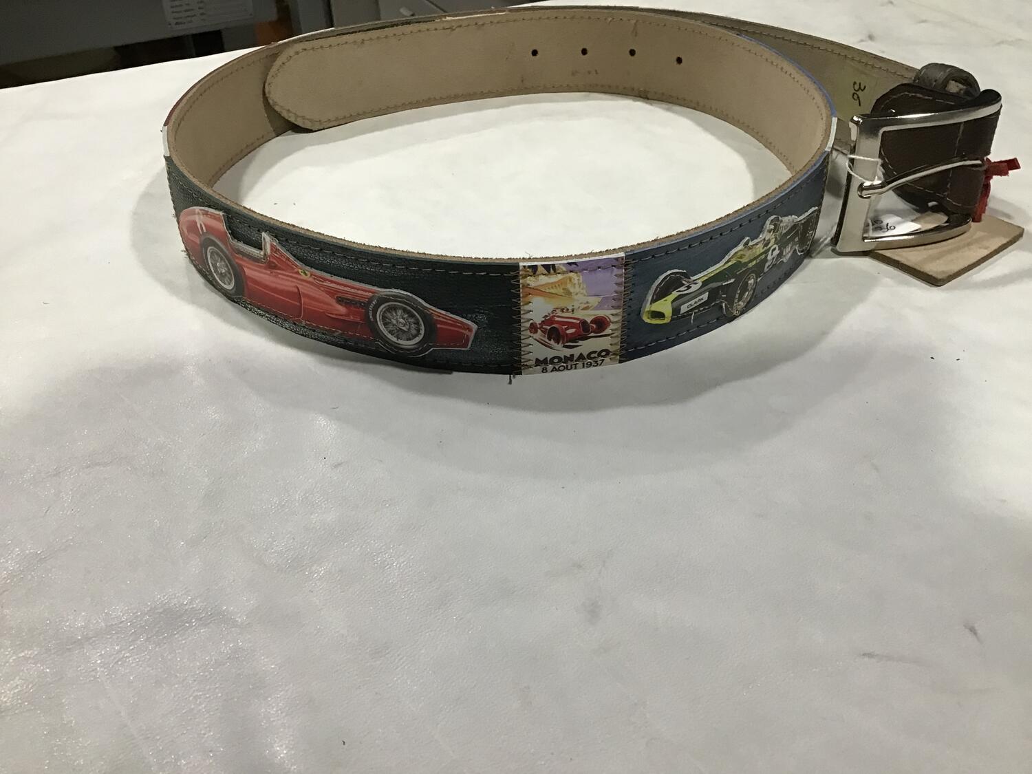 Cintura pelle gran premio Monaco